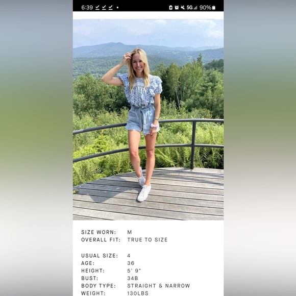 Love Shack Fancy Nelson floral lace top - Picture 9 of 16